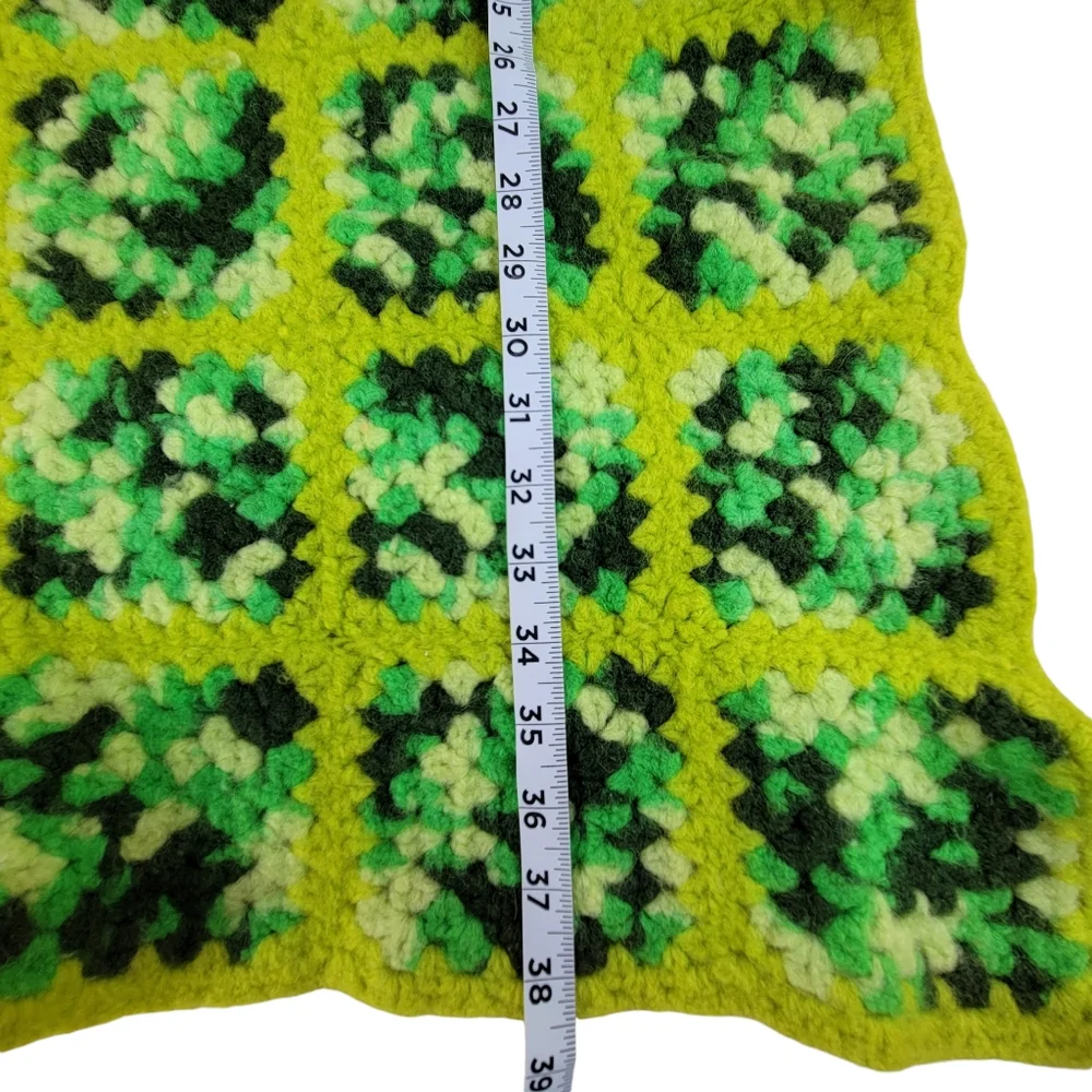 Handmade green yellow